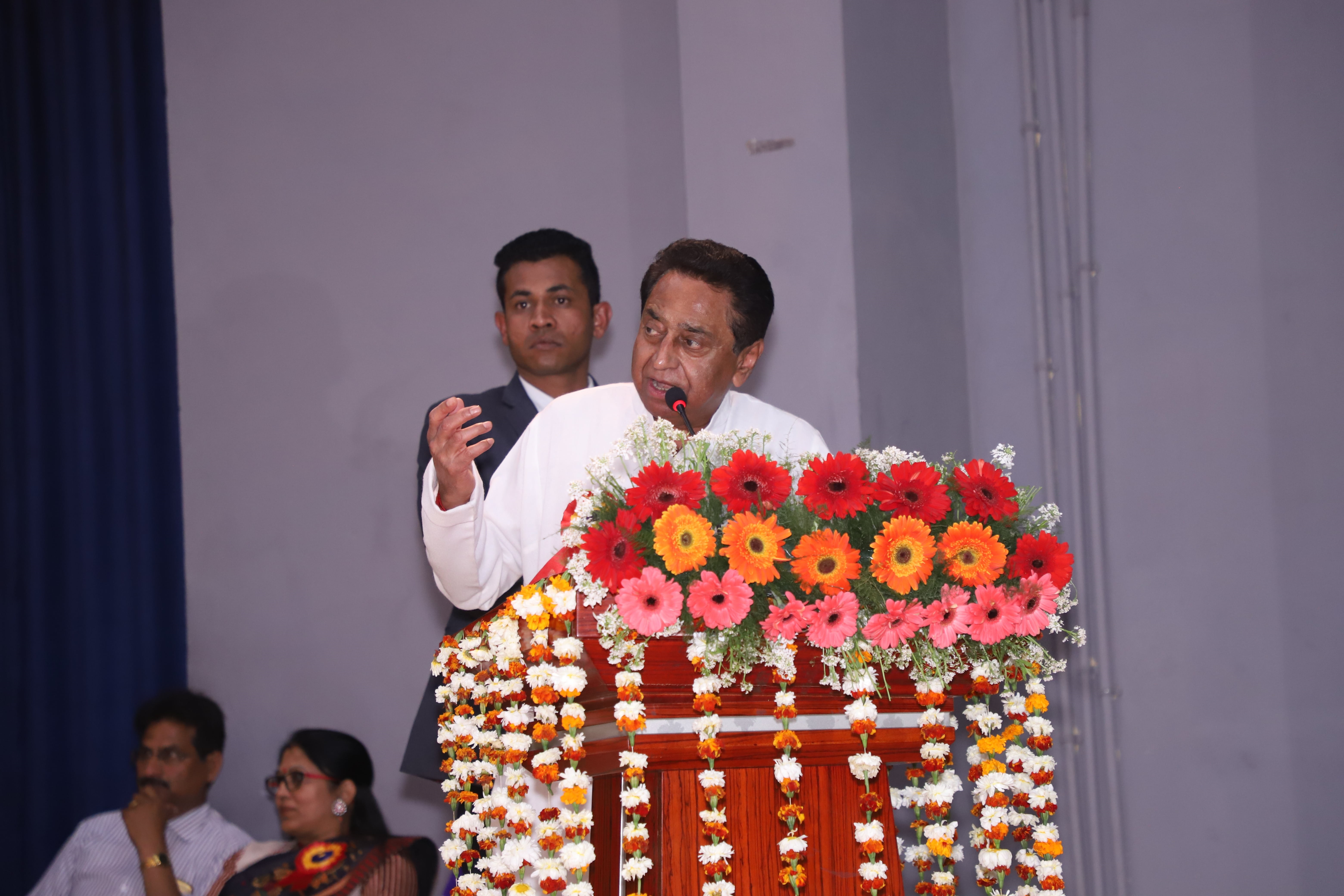 Hon. Shree kamalnath JI in MPU Campus